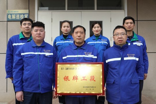 公司银牌工段：电解工段